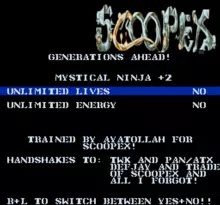 Image n° 4 - screenshots  : Legend of The Mystical Ninja, The